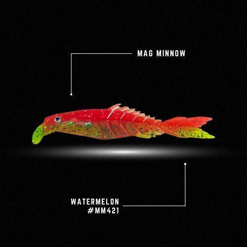 thumbnail image 2 of 70-Pack 1.5” Soft Minnow Grubs – Glow In Dark, Split Tail, Handmade Panfish & Crappie Jigs – USA Made 2 of 5