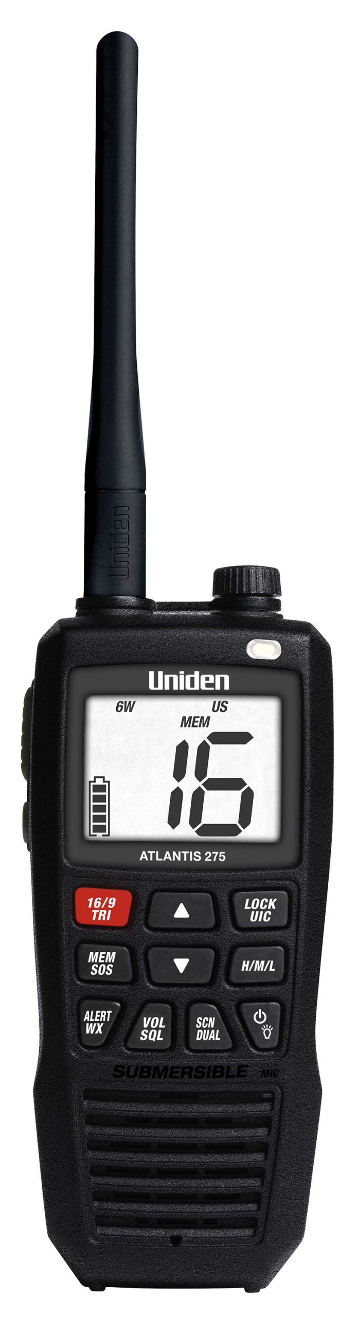 Uniden Atlantis 275 Floating Hand Held VHF Radio - OTH Fishing | Home ...