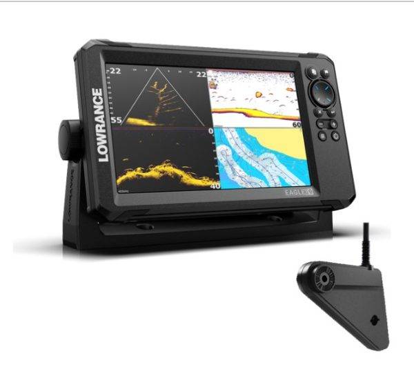 Lowrance Eagle Eye 9 Live Eagle Eye Transducer With C-Map Inland USA ...